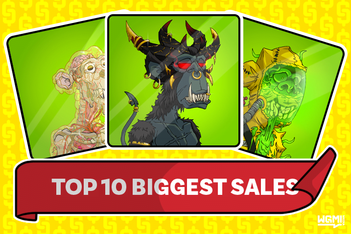 Top 10 Largest MAYC Sales