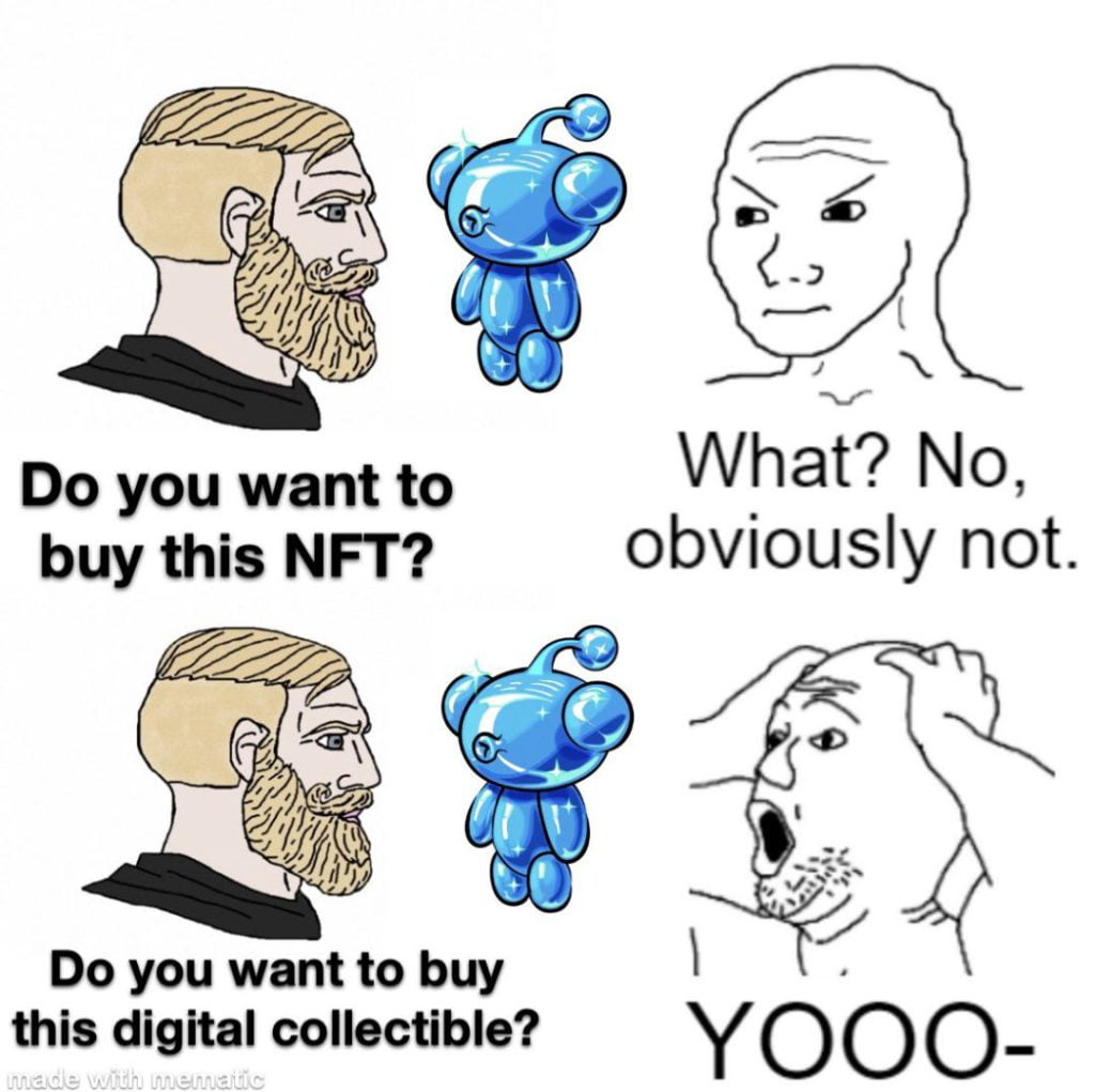 Reddit NFT Meme Thumbnail