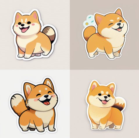 Cute Sticker Sheets Midjourney Prompt