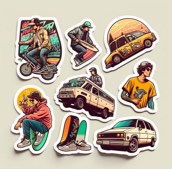 20+ Incredible Midjourney Sticker Prompts that Sell