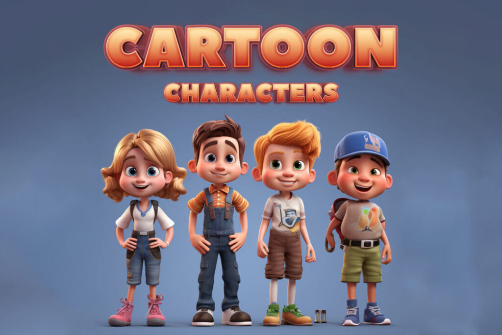 3d cartoon characters pictures